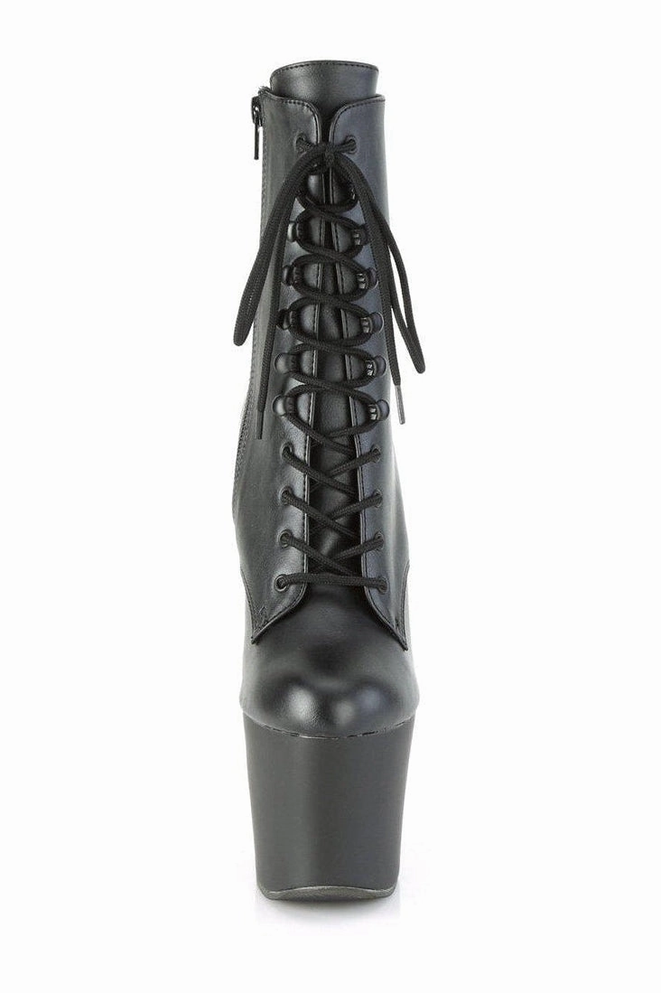 IRONGRIP-1020 Ankle Boot | Black Faux Leather