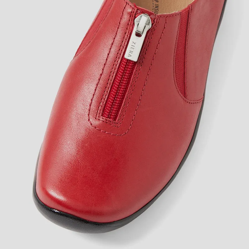 JENDOU XF - DARK RED LEATHER