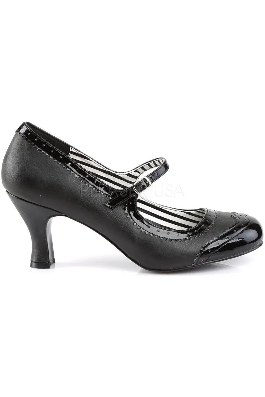 JENNA-06 Pump  | Black Patent
