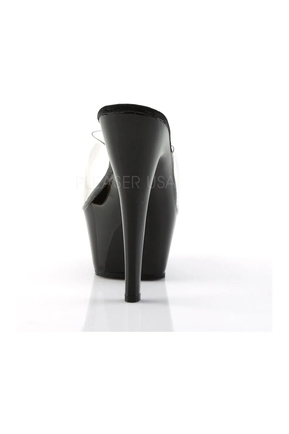 KISS-201 Platform Sandal | Black Vinyl