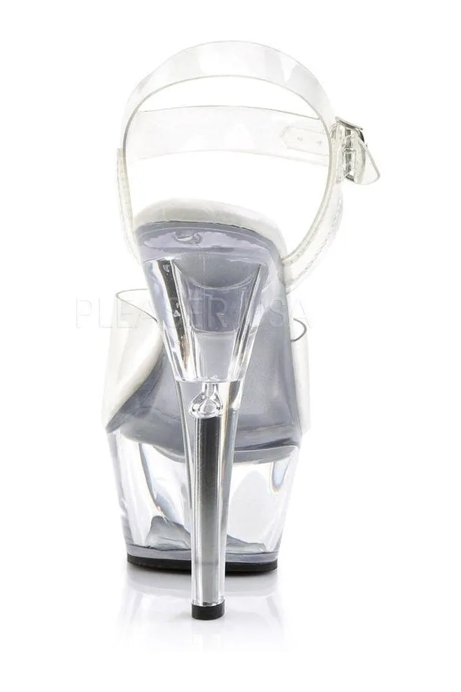 KISS-208VL Platform Sandal | Clear Vinyl