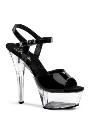 KISS-209 Platform Sandal | Black Patent