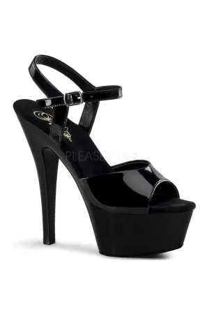 KISS-209 Platform Sandal | Black Patent