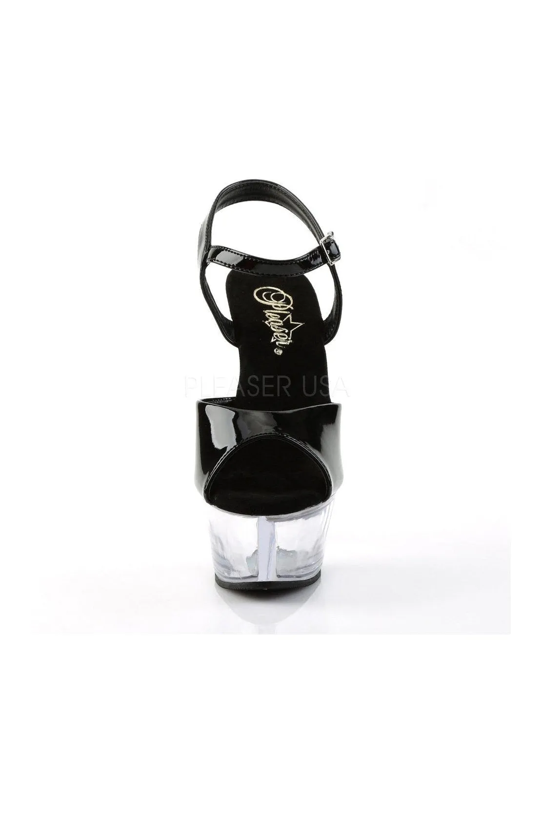 KISS-209 Platform Sandal | Black Patent