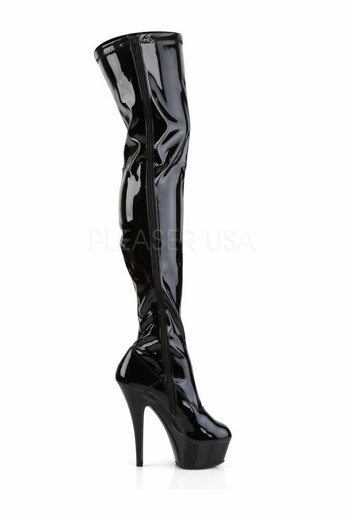 KISS-3000 Platform Boot  | Black Patent