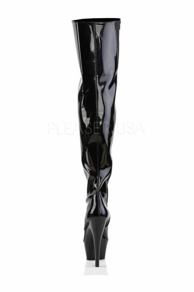 KISS-3010 Platform Boot  | Black Patent