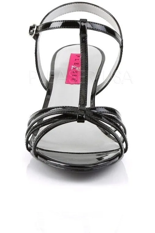 KITTEN-06 Sandal  | Black Patent