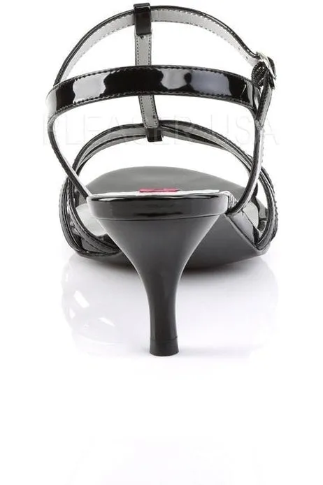 KITTEN-06 Sandal  | Black Patent