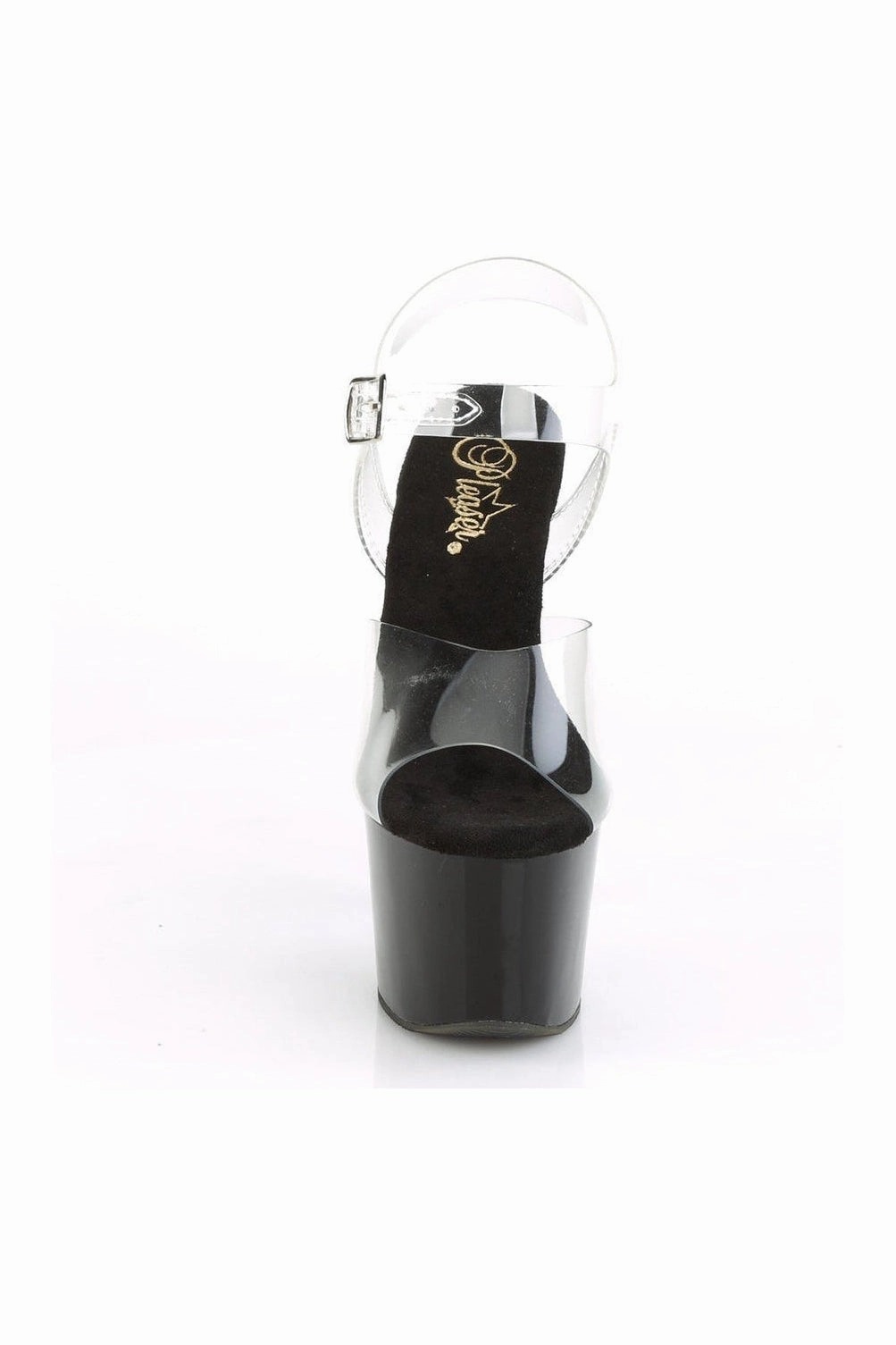 KNUCKS-708 Exotic Sandal | Clear Vinyl