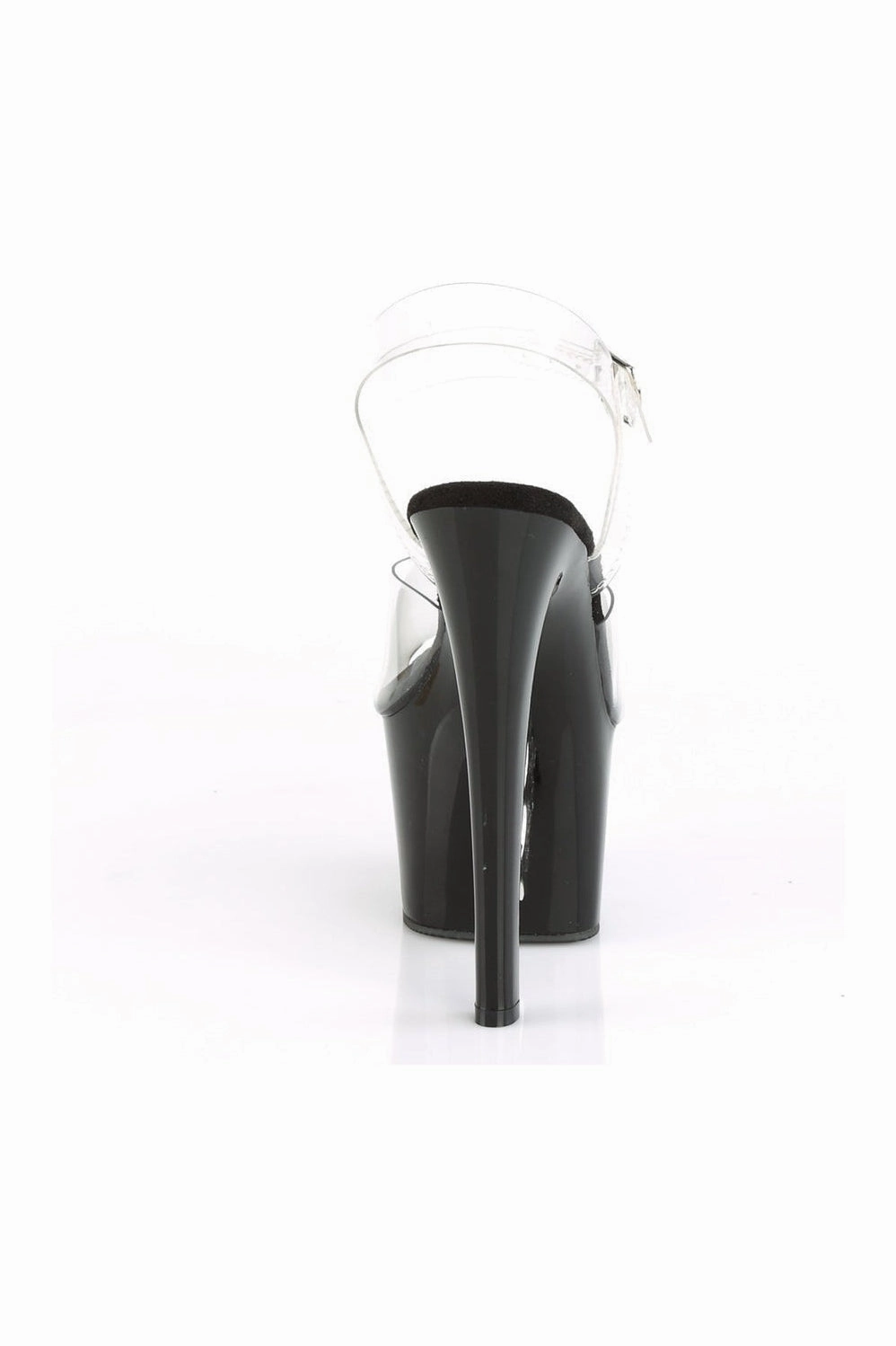 KNUCKS-708 Exotic Sandal | Clear Vinyl