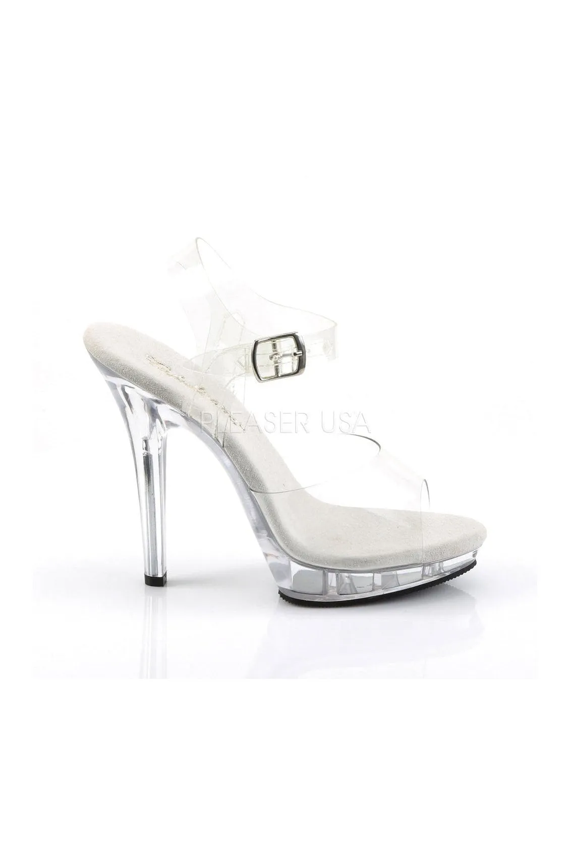 LIP-108 Sandal | Clear Vinyl