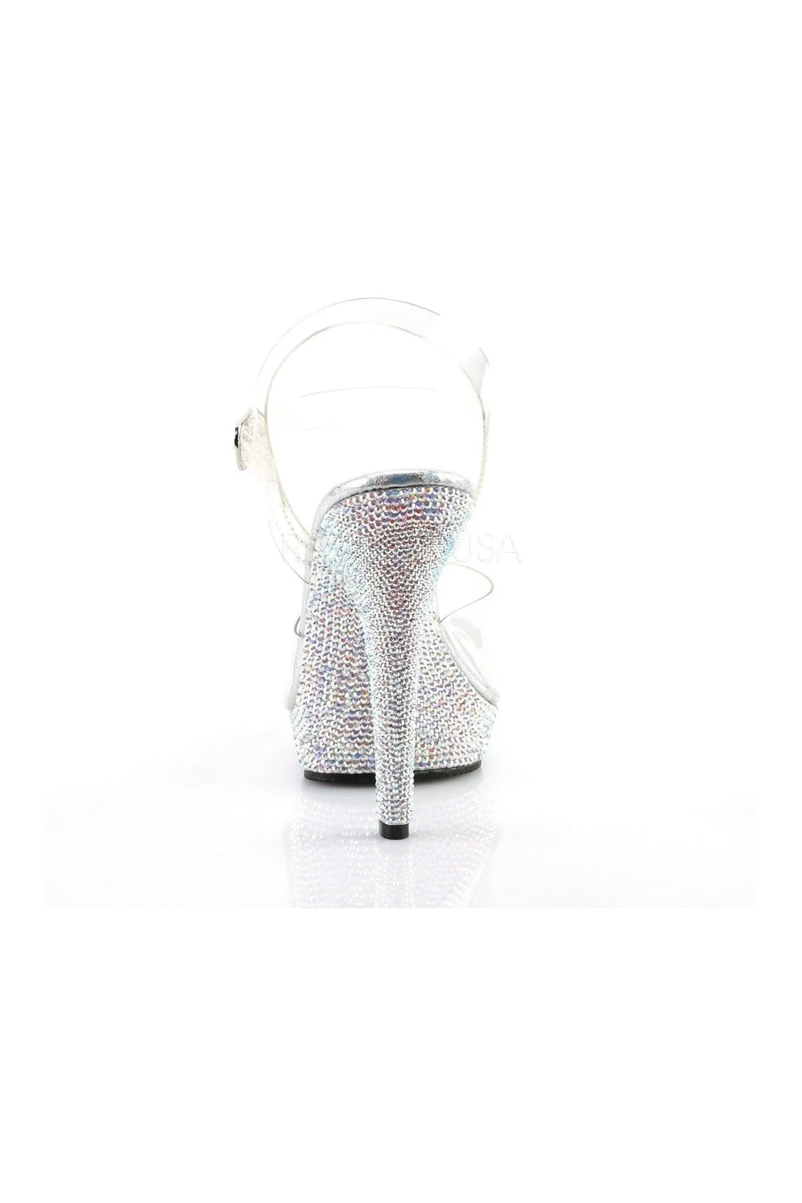 LIP-108DM Sandal | Clear Vinyl