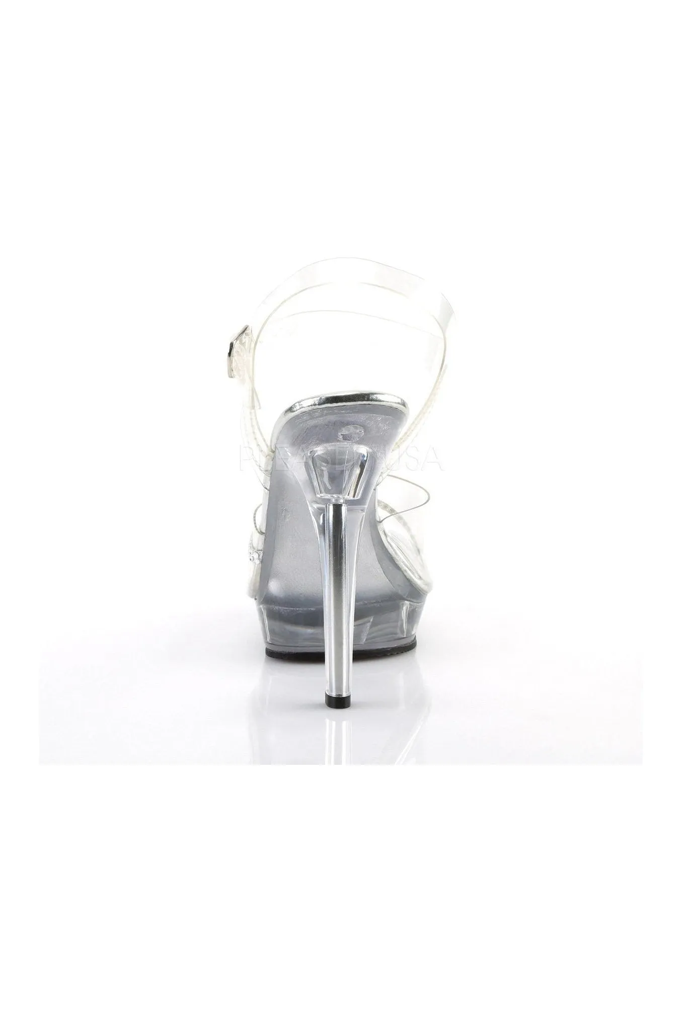 LIP-108R Sandal | Clear Vinyl