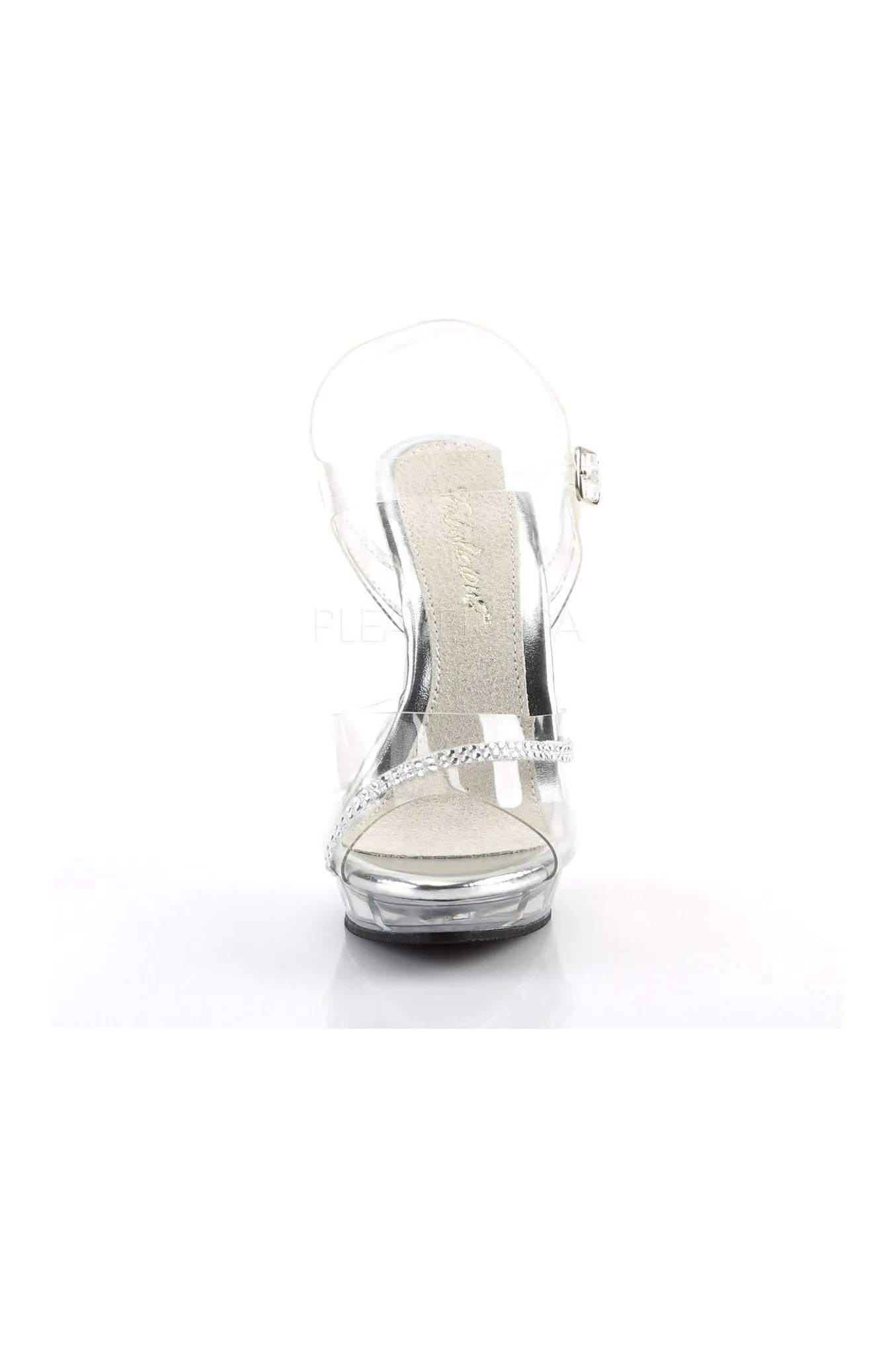 LIP-108R Sandal | Clear Vinyl