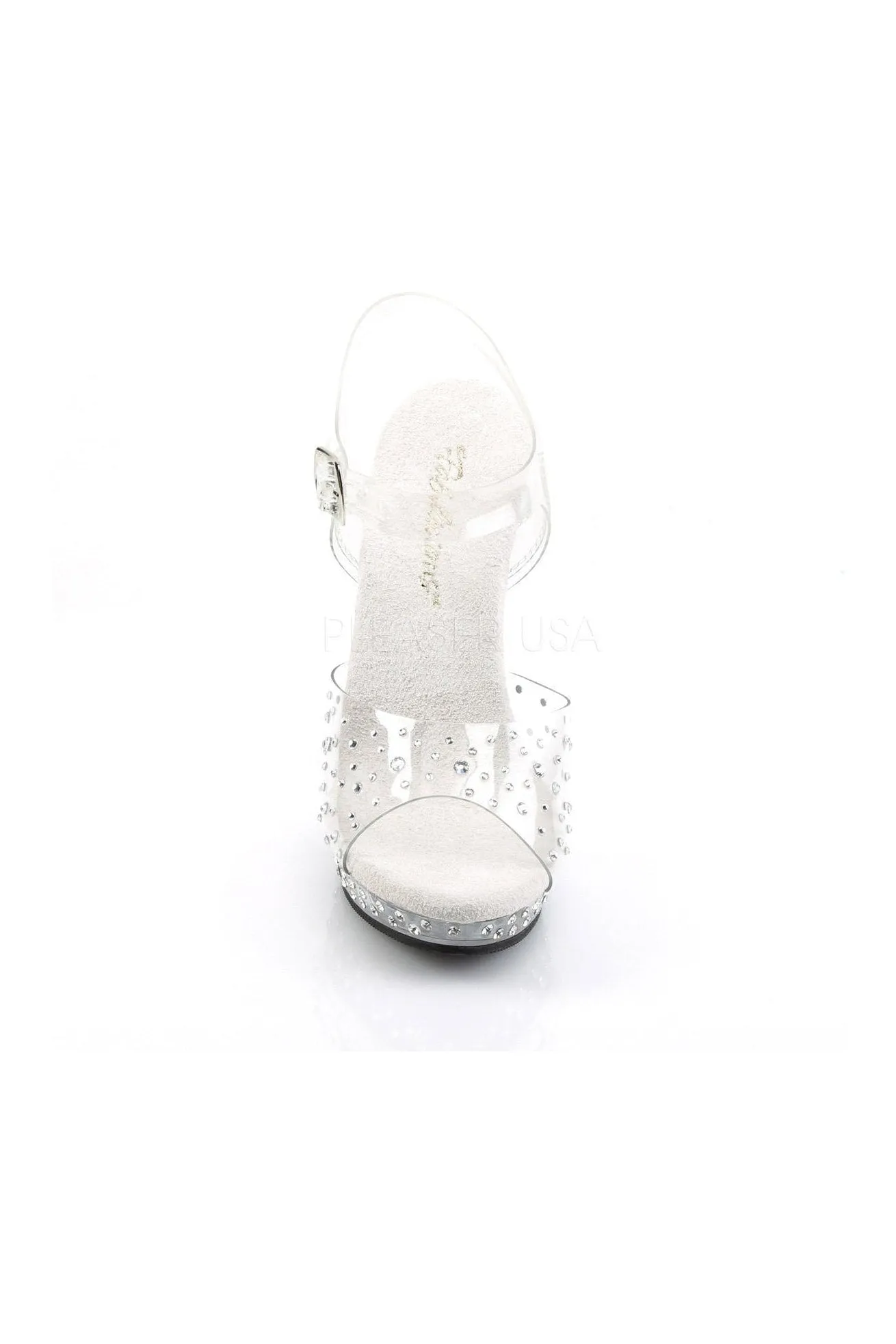 LIP-108RS Sandal | Clear Vinyl