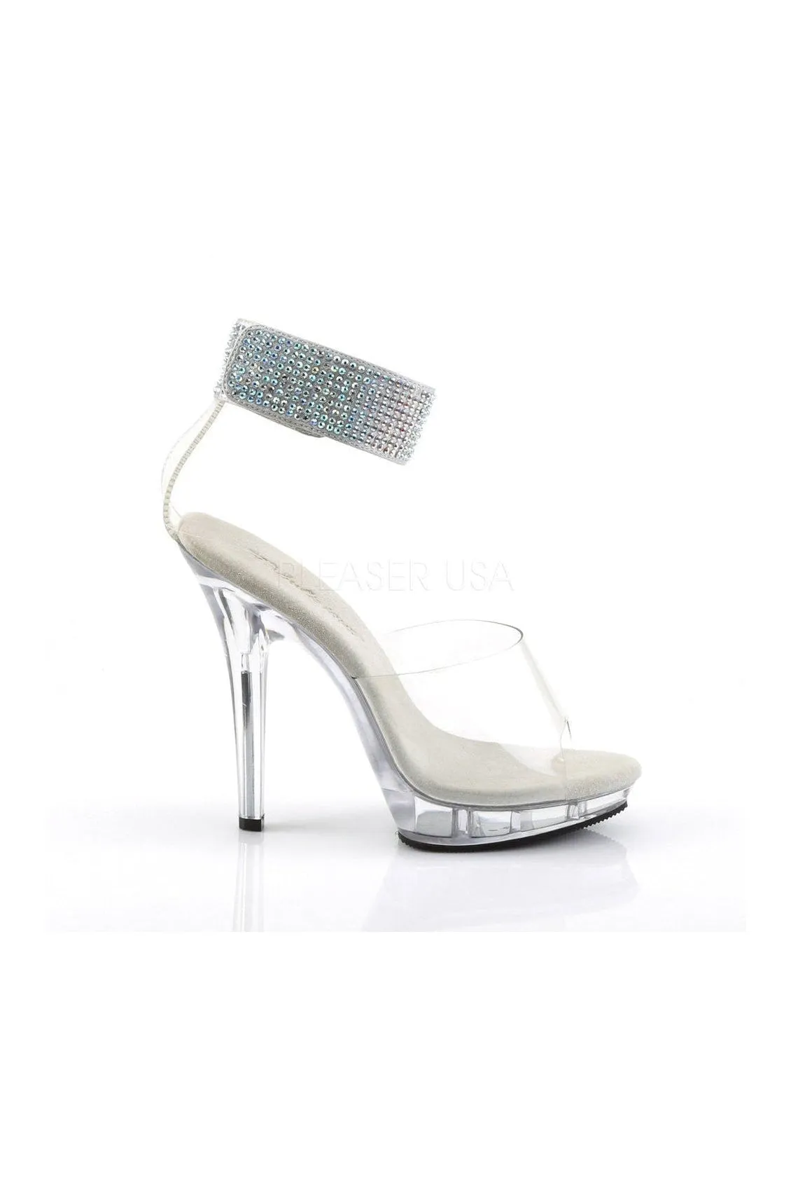 LIP-142 Sandal | Clear Vinyl