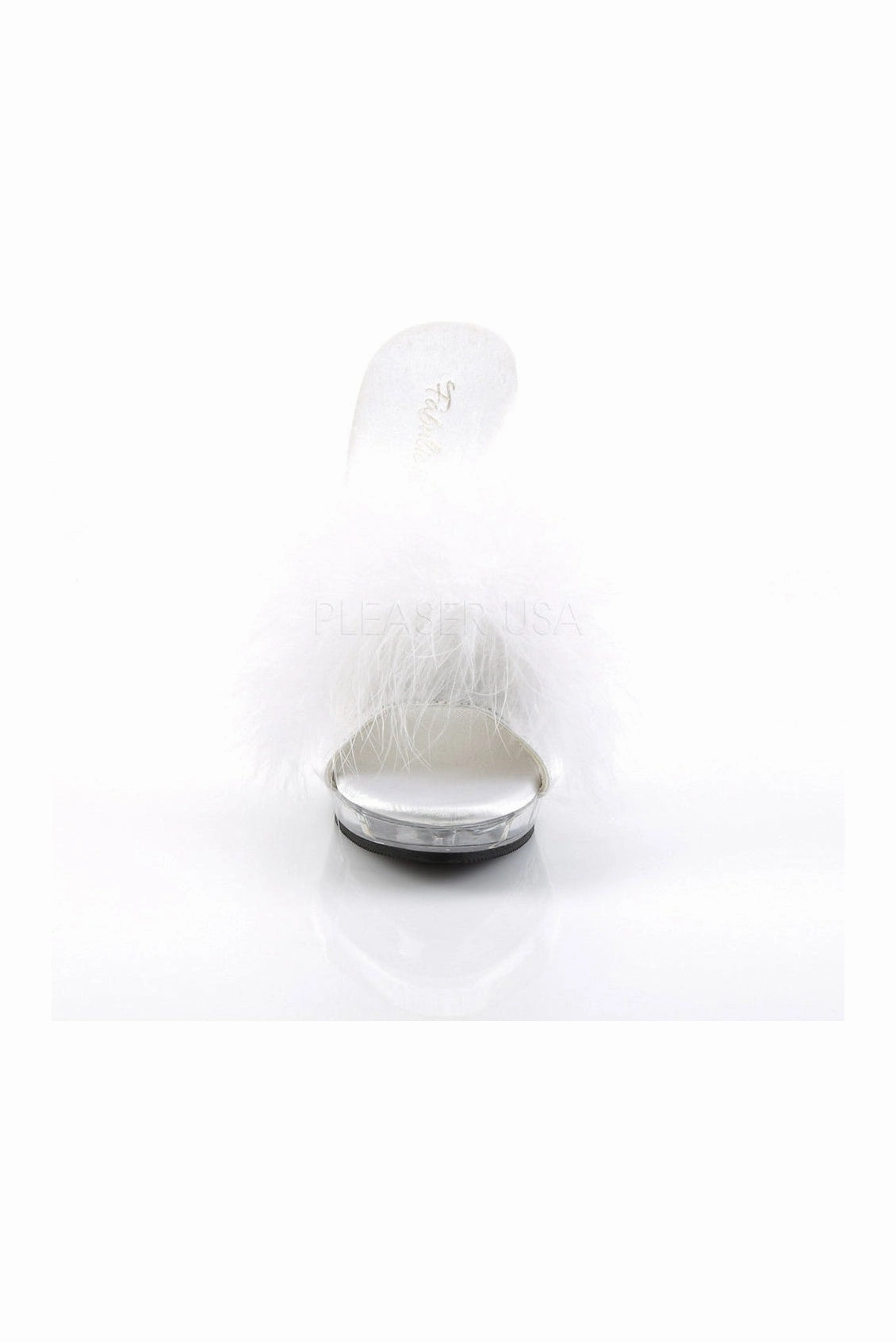 LIP-101-8 Mule | Clear Genuine Satin
