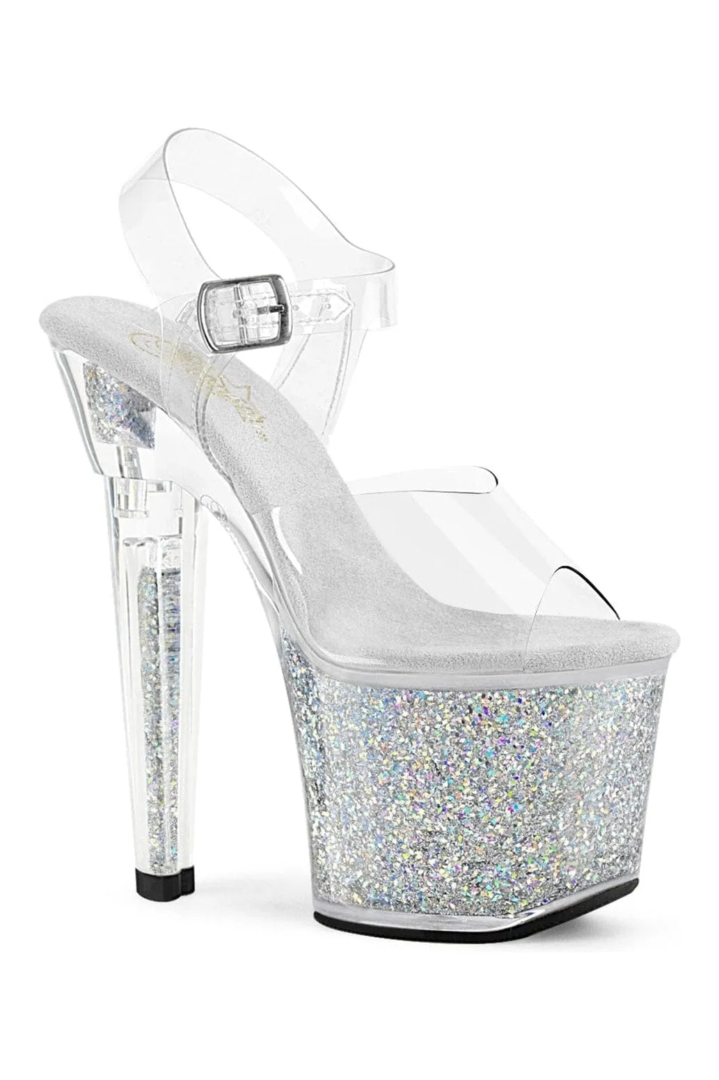 LOVESICK-708SG Clear Vinyl Sandal