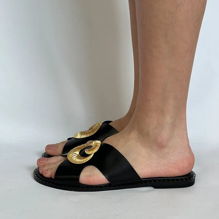 MAKIS KOTRIS 04-932 BLACK SLIDES