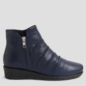 MAXIE - DEEP OCEAN LEATHER FS
