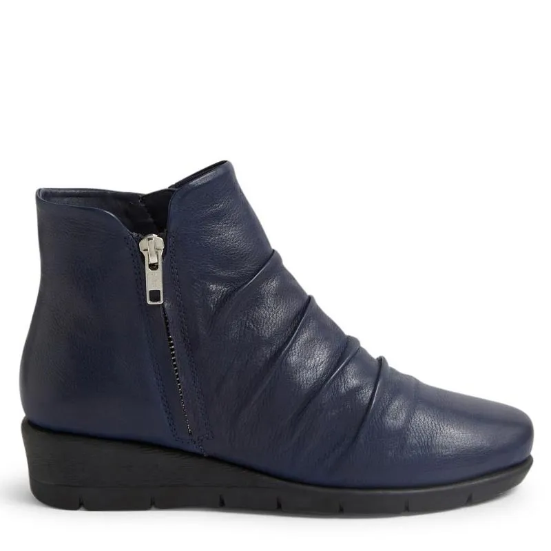MAXIE - DEEP OCEAN LEATHER FS