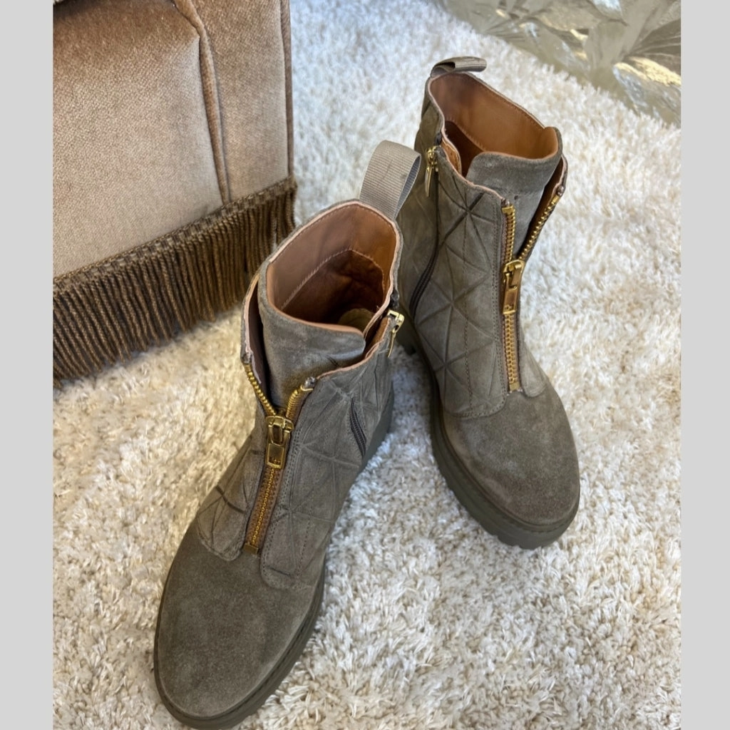 MOONLIGHT SUEDE - DK TAUPE (ARMY)