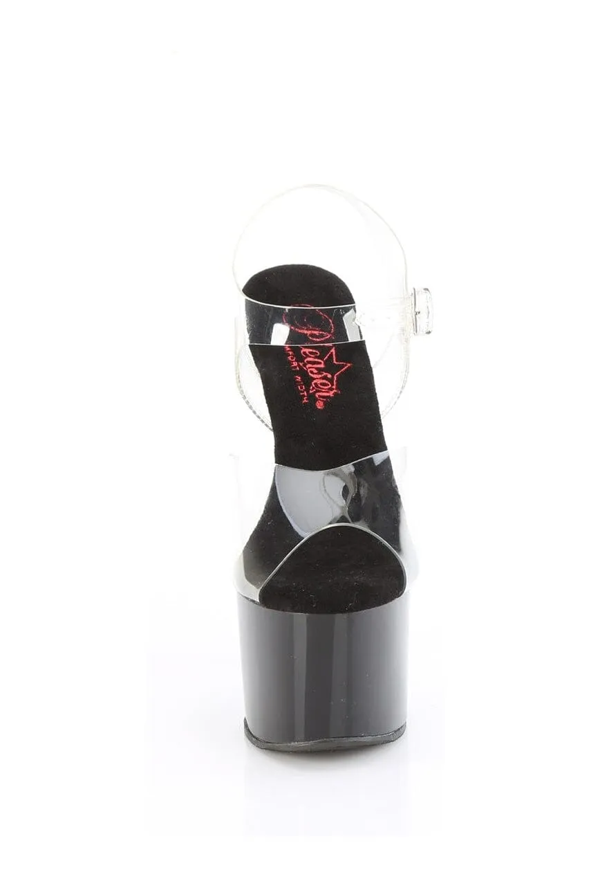 PASSION-708 Clear Vinyl Sandal