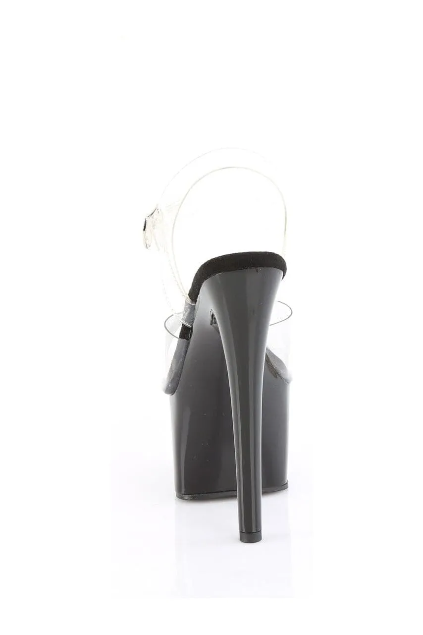 PASSION-708 Clear Vinyl Sandal