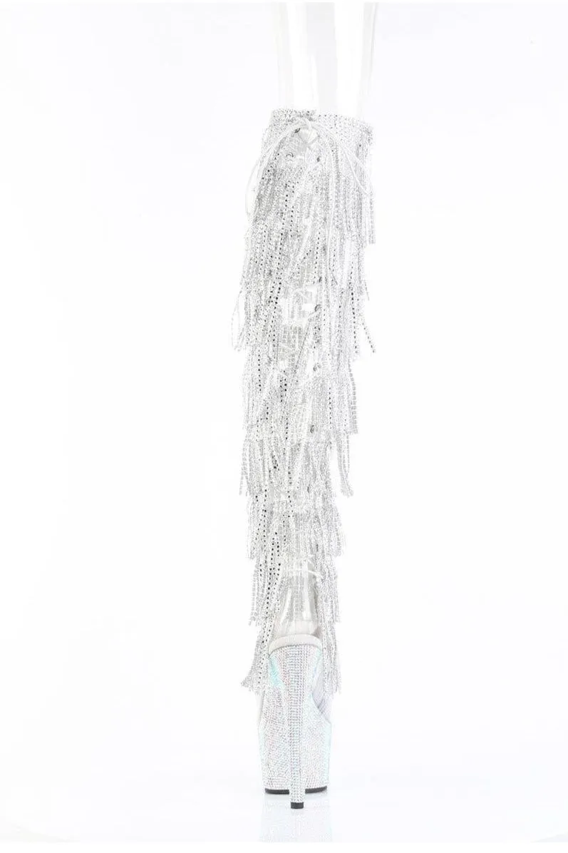 Pleaser BEJEWELED-3019C-RSF Thigh Boot