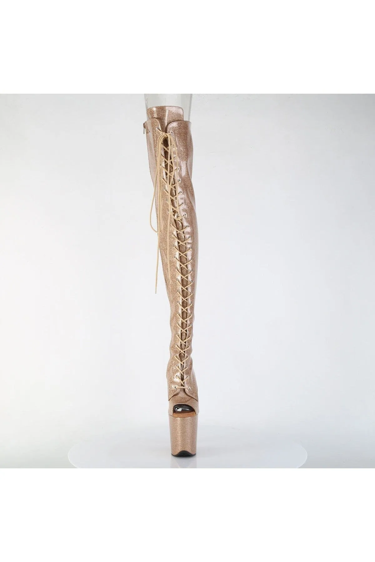 Pleaser FLAMINGO-3021GP Thigh Boot