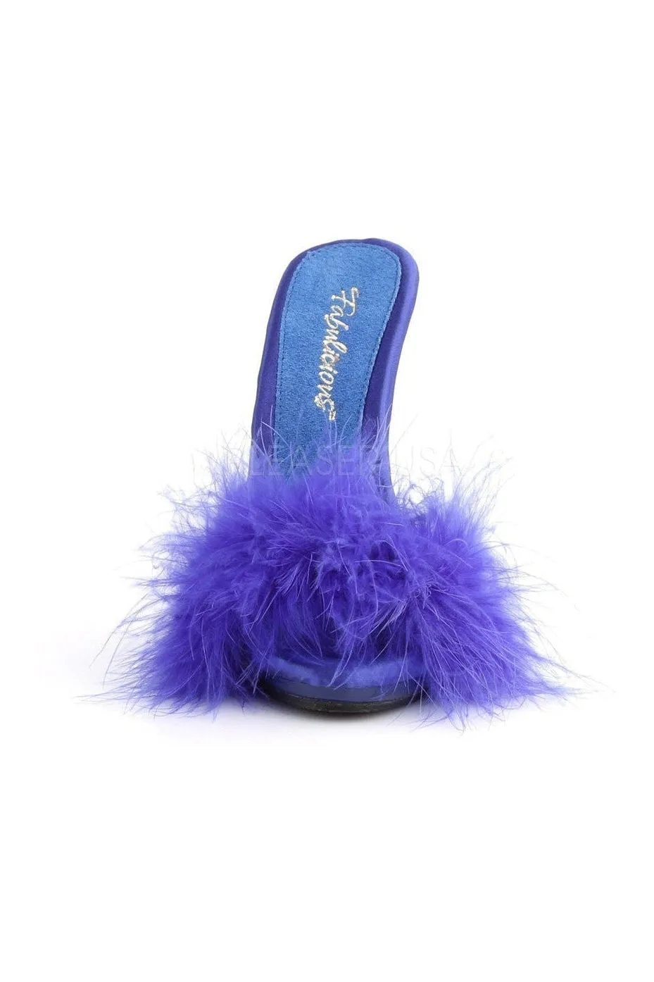 POISE-501F Slide | Blue Genuine Satin