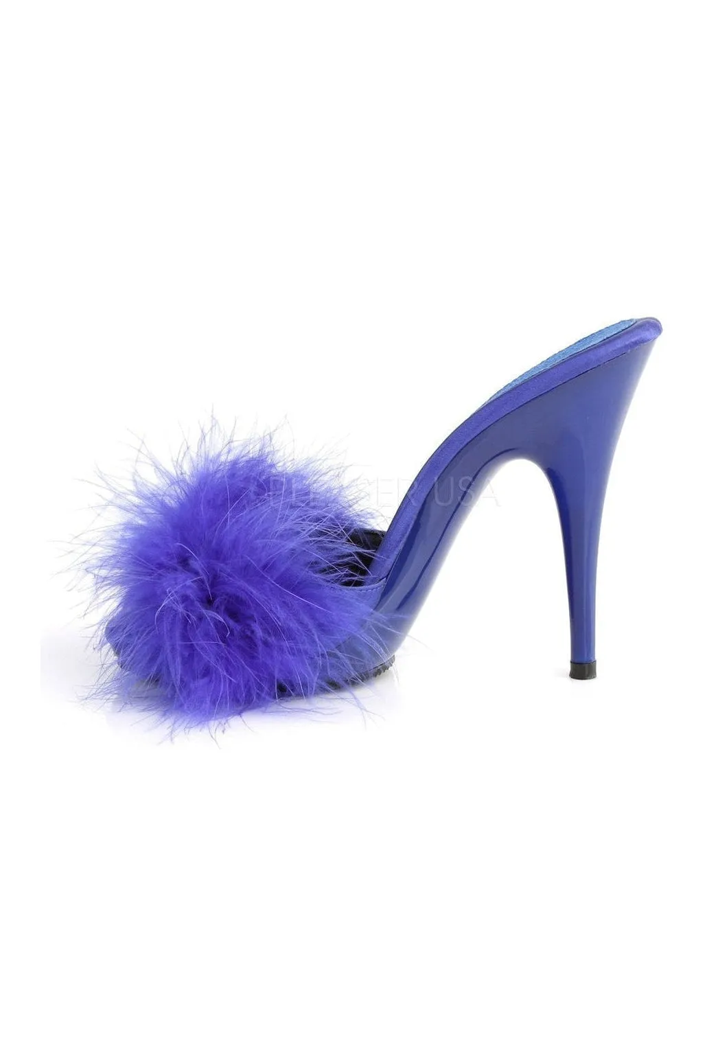 POISE-501F Slide | Blue Genuine Satin