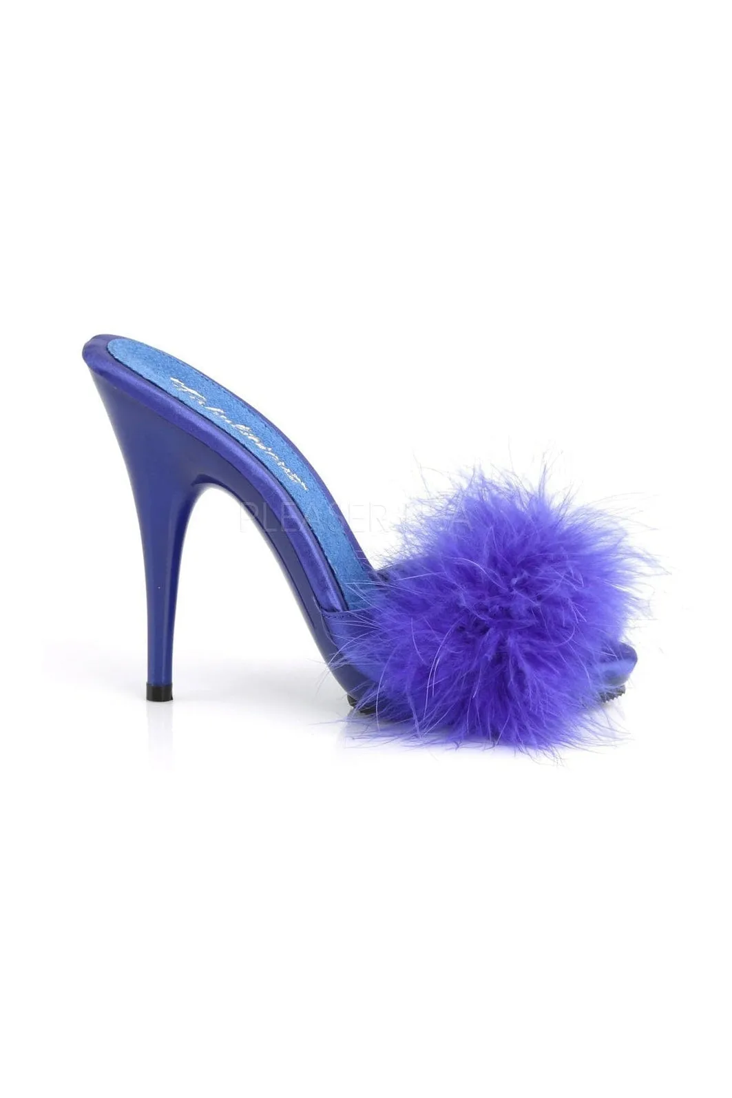 POISE-501F Slide | Blue Genuine Satin