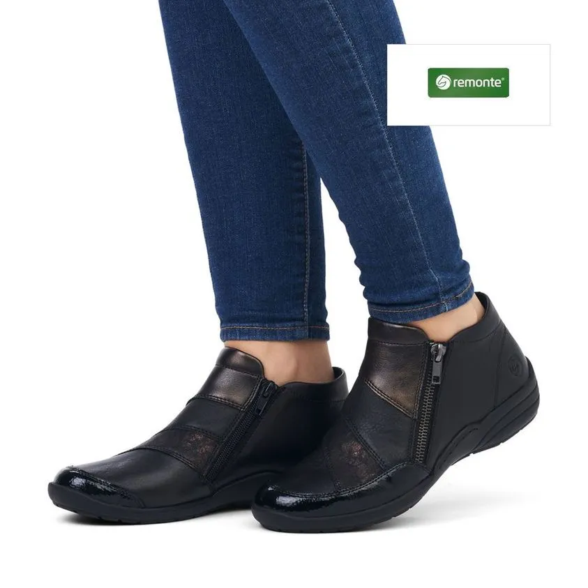 R7678 - BLACK LEATHER FINAL SALE