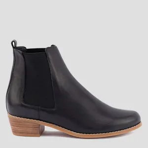 RAINE - BLACK LEATHER