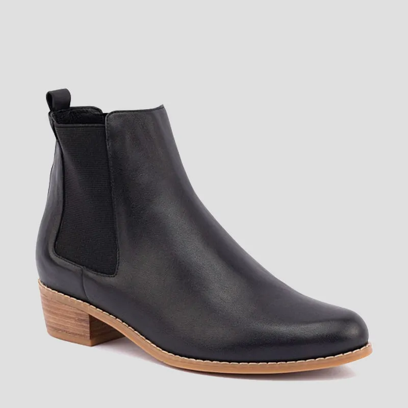 RAINE - BLACK LEATHER