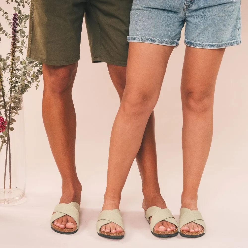 Samui Unisex Piatex Vegan Leather Sandals | Green