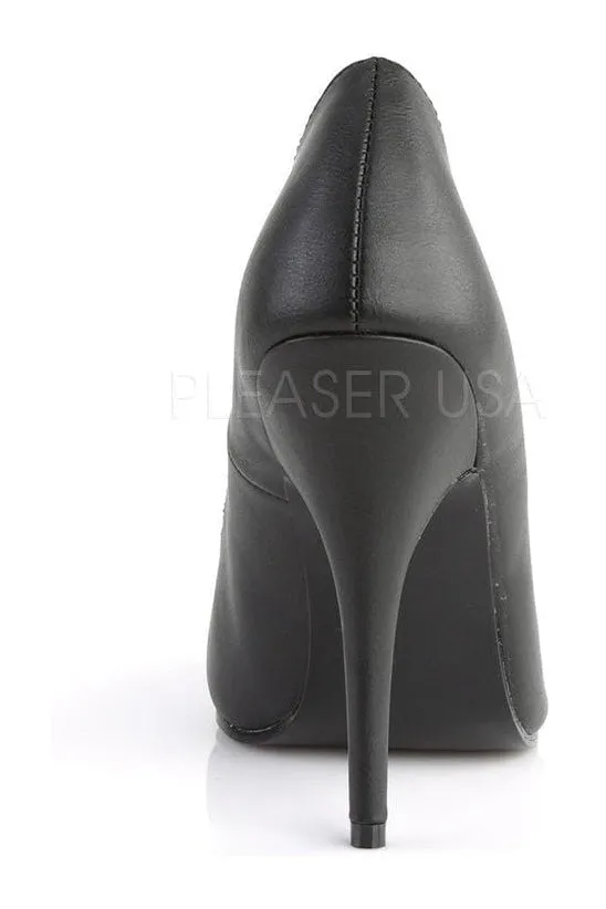 SEDUCE-420V Pump  | Black Faux Leather
