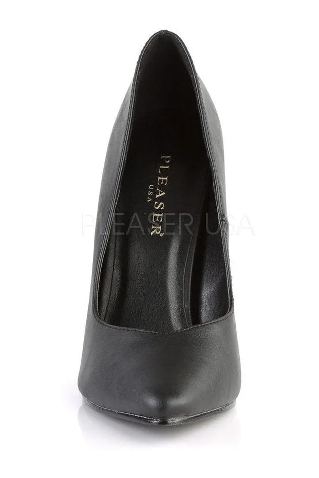 SEDUCE-420V Pump  | Black Faux Leather