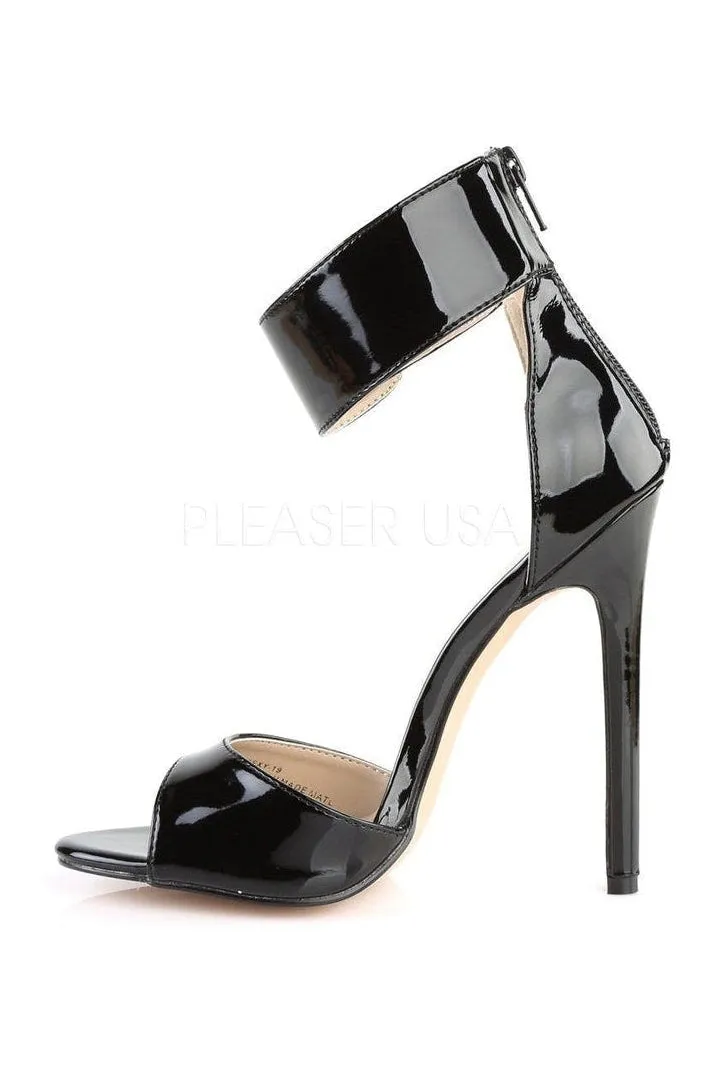 SEXY-19 Sandal  | Black Patent