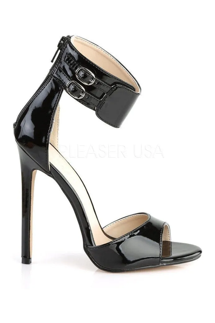 SEXY-19 Sandal  | Black Patent