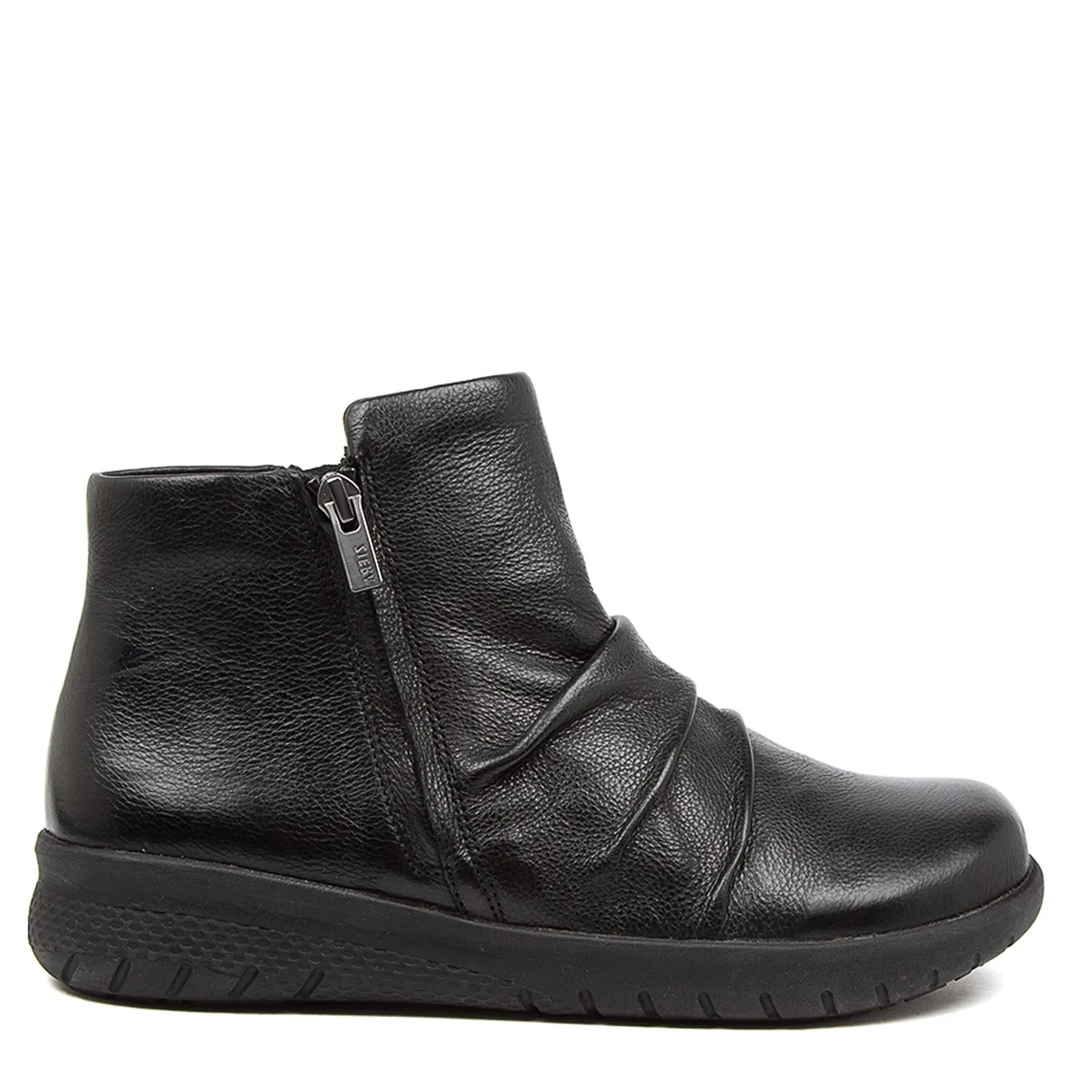 SHAYNE XF - BLACK LEATHER FINAL SALE