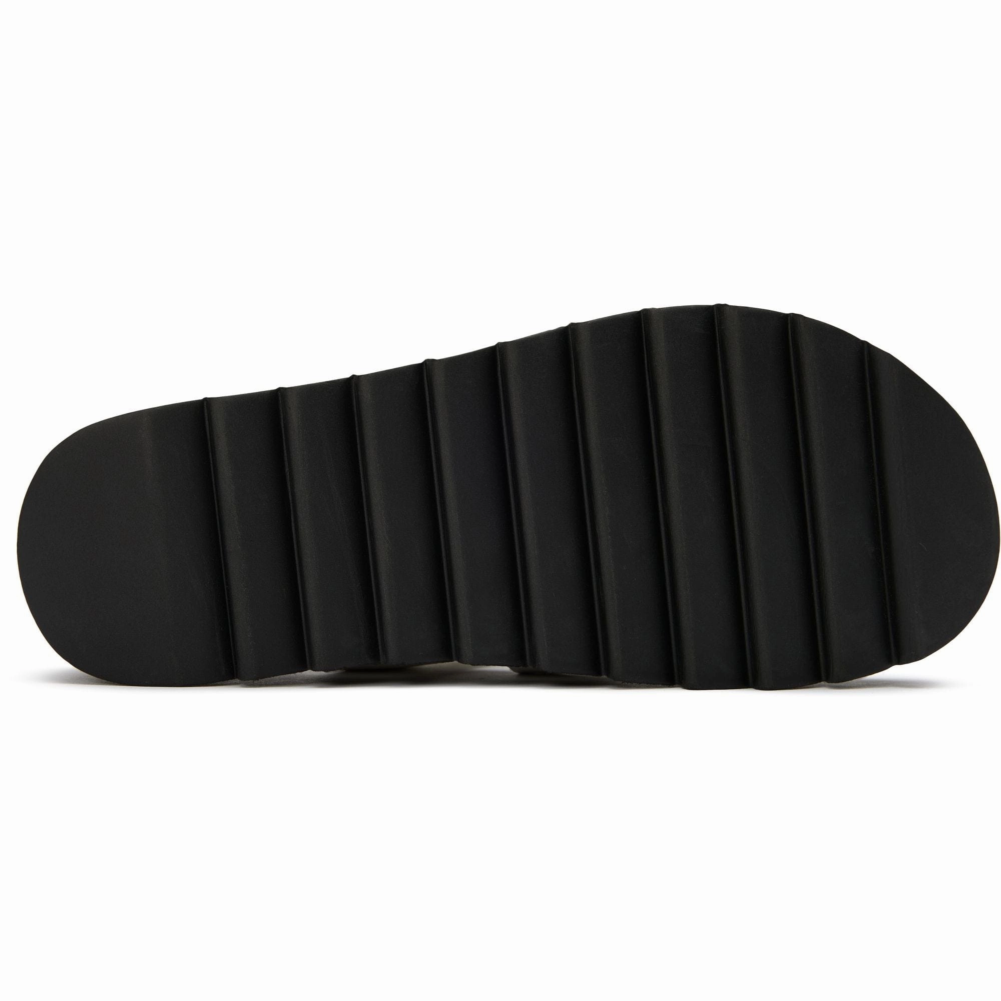 Shea Women's Vegan Leather Slide Sandals | Black