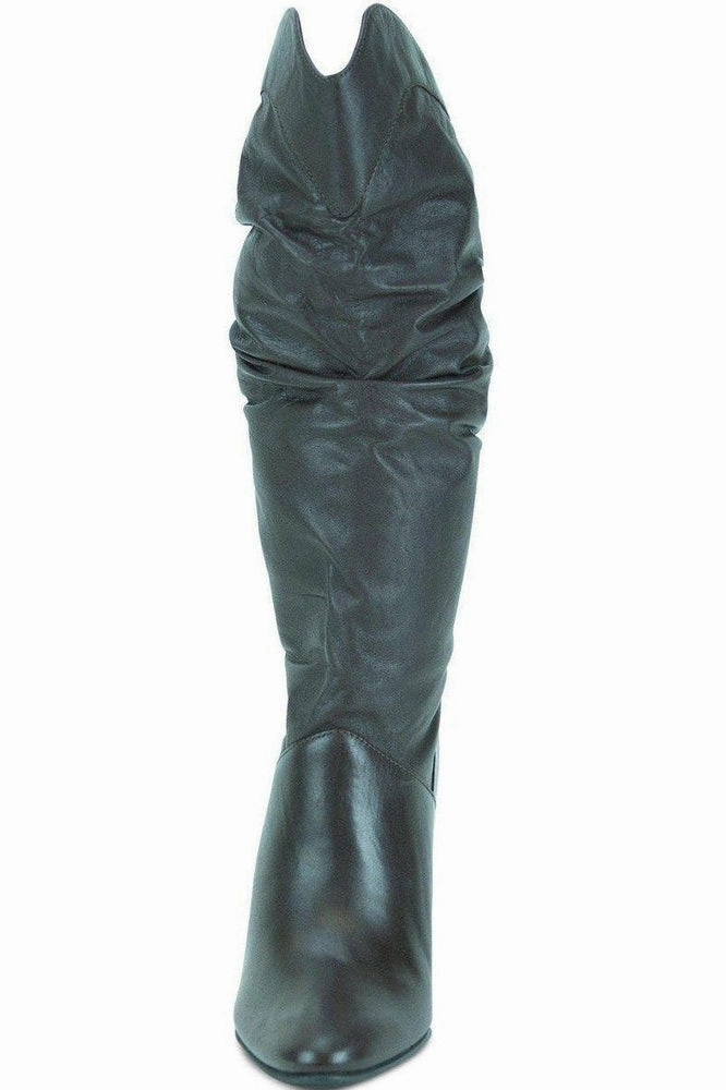 Slouch Boot - Wide - Brown