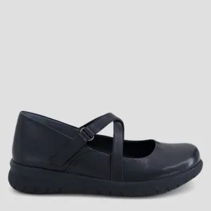 SOFFEES XF - BLACK LEATHER-BLACK SOLE