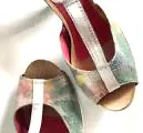 Soliel Turquoise T strap sandal- LAST PAIR 37