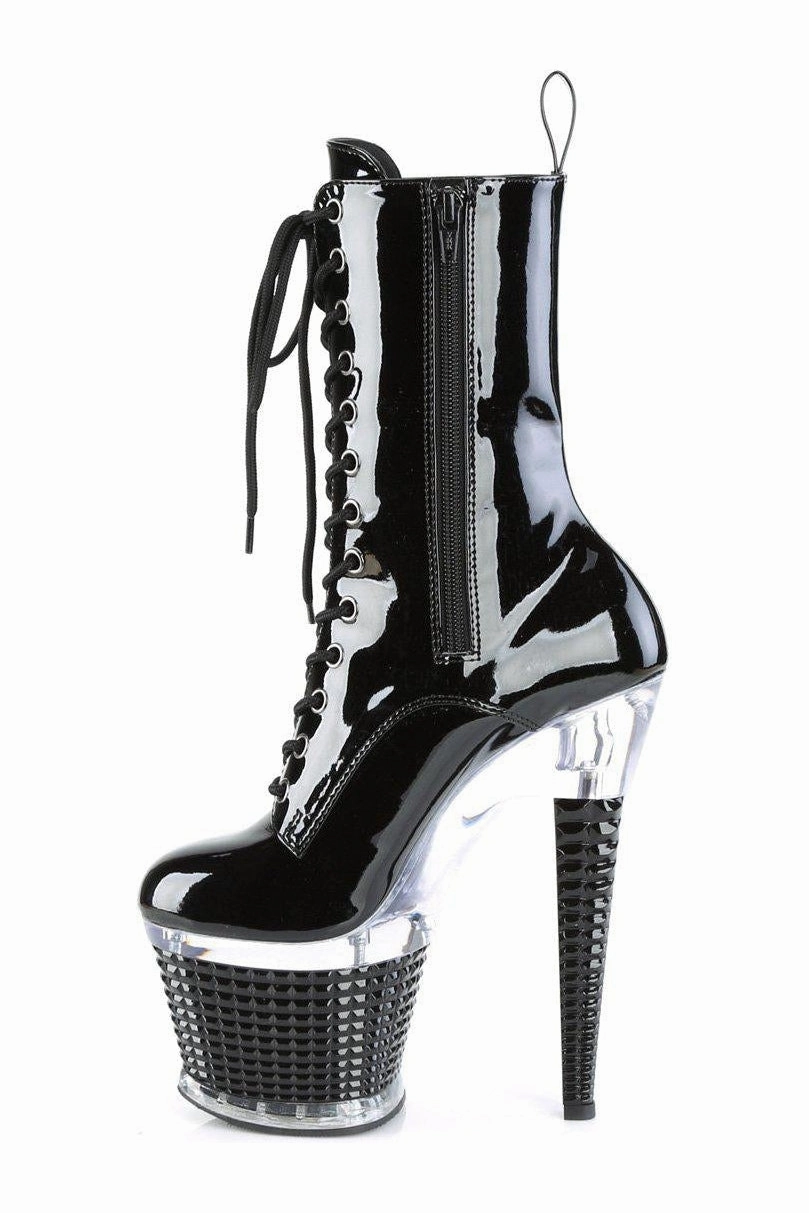 SPECTATOR-1040 Knee Boot | Black Patent