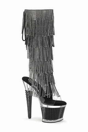 SPECTATOR-2017RSF Knee Boot | Clear Vinyl