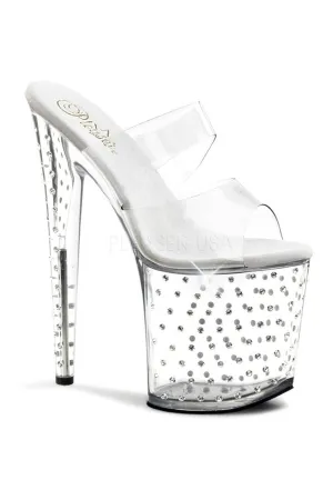 STARDUST-802 Platform Slide  | Clear Vinyl