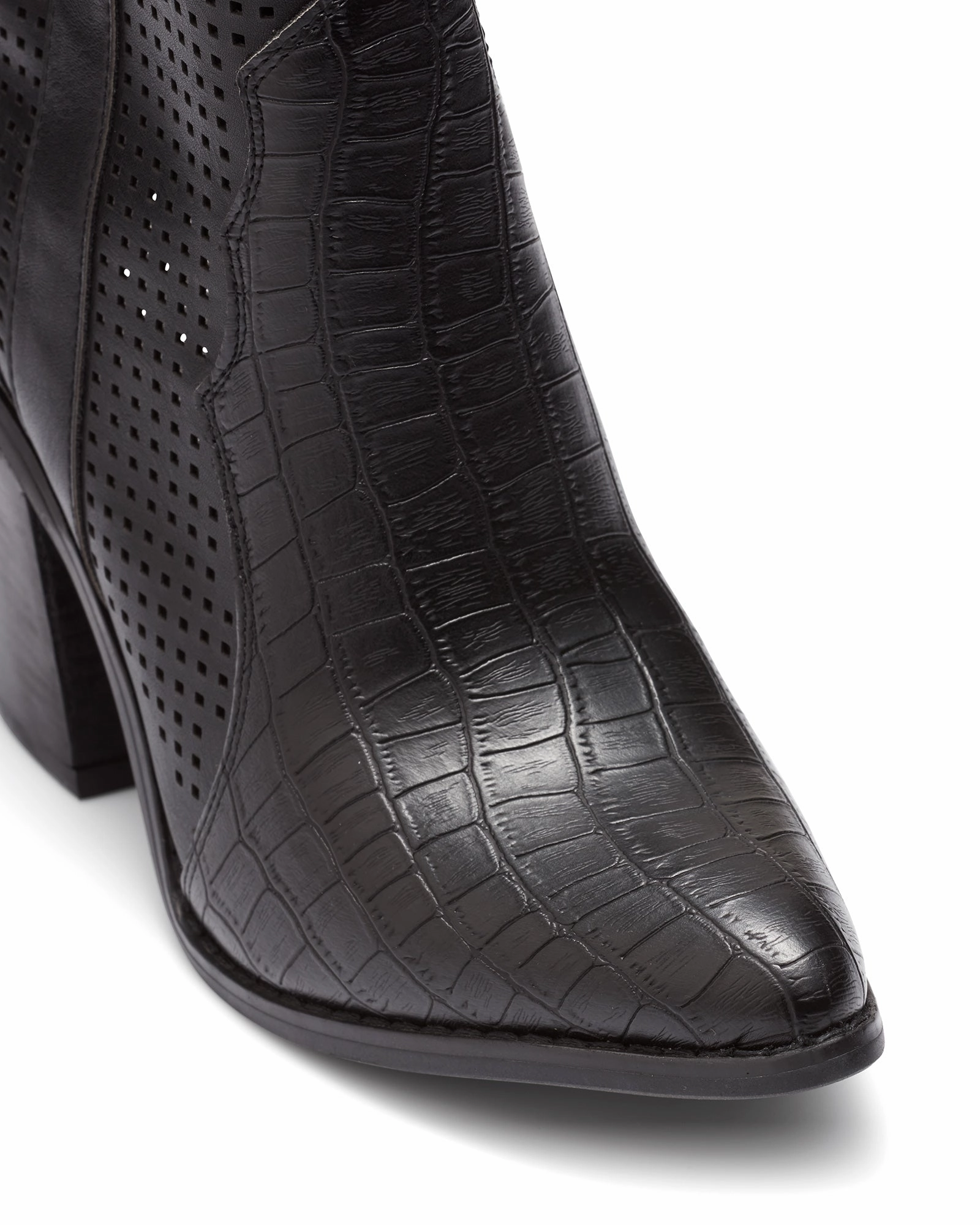 Sterling Ankle Boot Black Croc